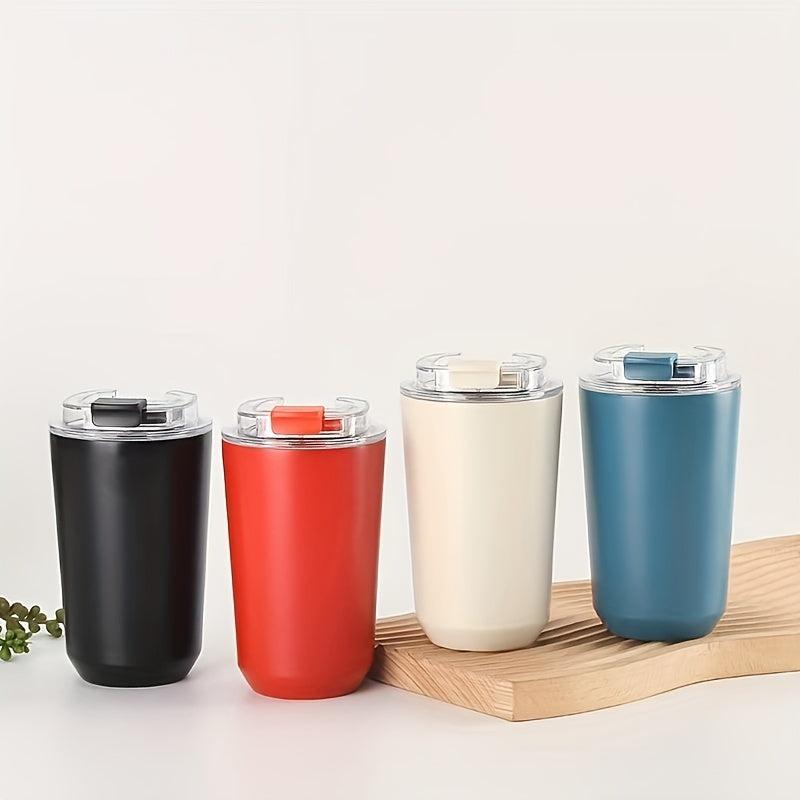 13oz Stainless Steel Travel Coffee Mug Leak Proof Lid Insulated Water Cup
