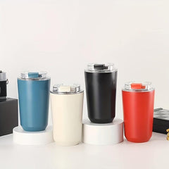13oz Stainless Steel Travel Coffee Mug Leak Proof Lid Insulated Water Cup