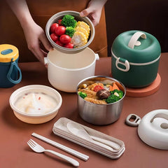 Stainless Steel Large Capacity Lunch Box for Teens