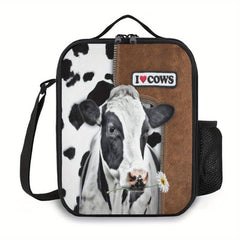 3D Animal Printed Lunch Bag Funny Pattern Insulated Tote Waterproof Organizer