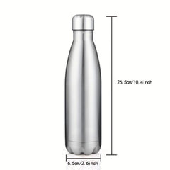 Coka Shaped Vacuum Flask 500ml Stainless Steel Insulated Cup