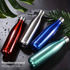 Coka Shaped Vacuum Flask 500ml Stainless Steel Insulated Cup