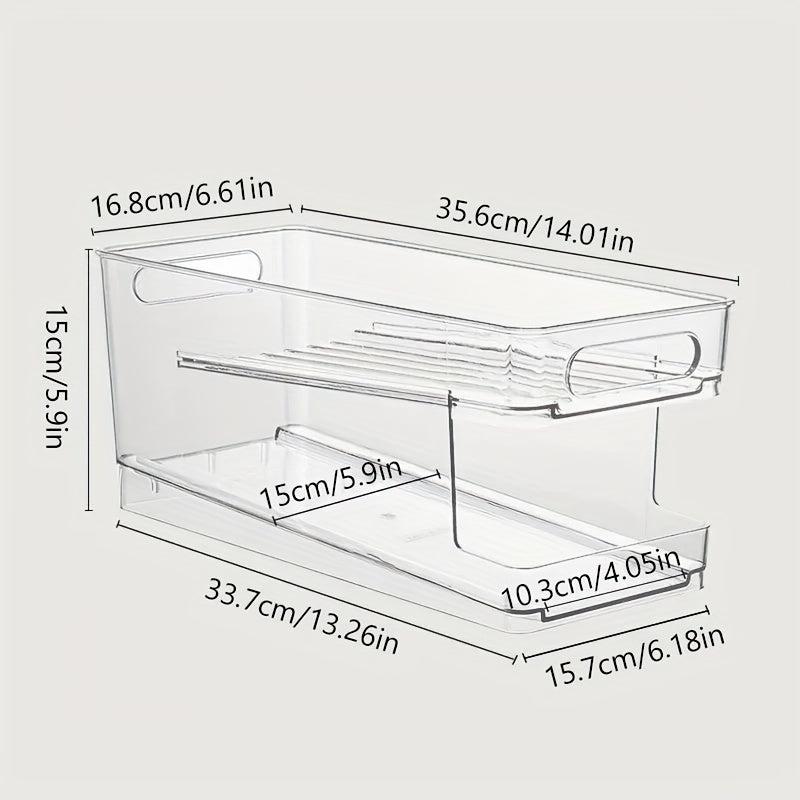 Soda Can Dispenser Beverage Rack for Fridge Freezer Pantry Kitchen Counter
