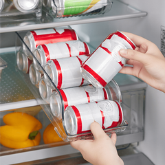 Soda Can Dispenser Beverage Rack for Fridge Freezer Pantry Kitchen Counter