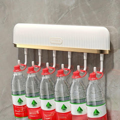 Wall Mounted Punching Hook Shelf Kitchen Cutlery Holder