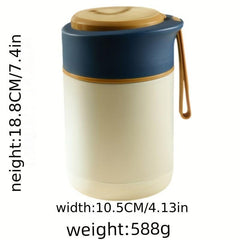 SUS304 Stainless Steel 2-layer Insulated Lunch Box Small Capacity