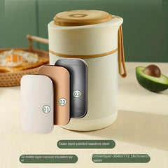 SUS304 Stainless Steel 2-layer Insulated Lunch Box Small Capacity