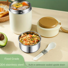 SUS304 Stainless Steel 2-layer Insulated Lunch Box Small Capacity