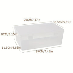 Rectangle Egg Storage Box Leak Proof Plastic Reusable Box Hand Wash
