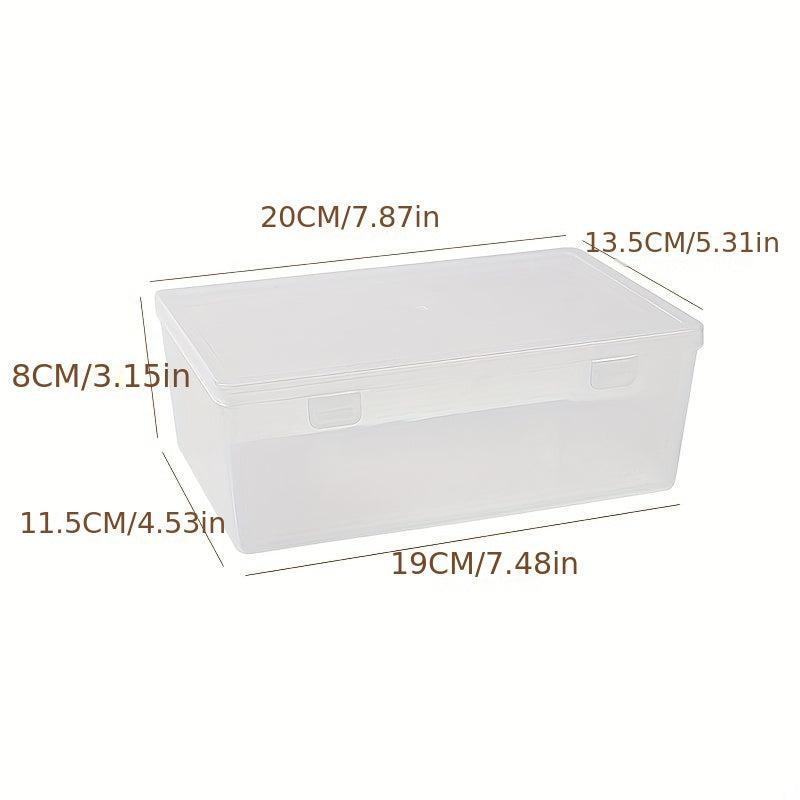 Rectangle Egg Storage Box Leak Proof Plastic Reusable Box Hand Wash