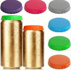 6pcs Plastic Can Lids Leak-proof Beverage Sealing Caps