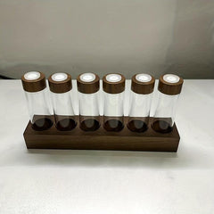 6-Hole Coffee Bean Sorting Test Tube Display Rack