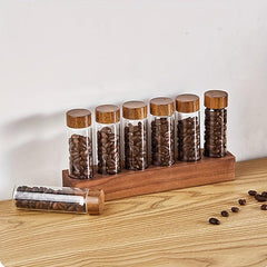 6-Hole Coffee Bean Sorting Test Tube Display Rack