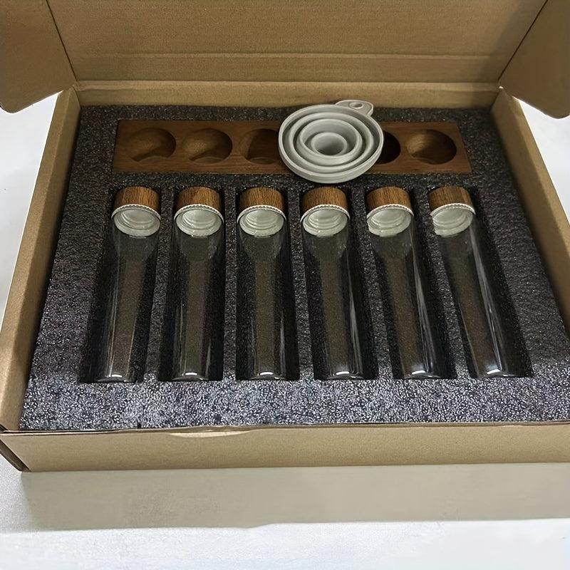 6-Hole Coffee Bean Sorting Test Tube Display Rack