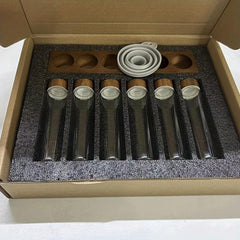 6-Hole Coffee Bean Sorting Test Tube Display Rack