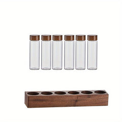 6-Hole Coffee Bean Sorting Test Tube Display Rack