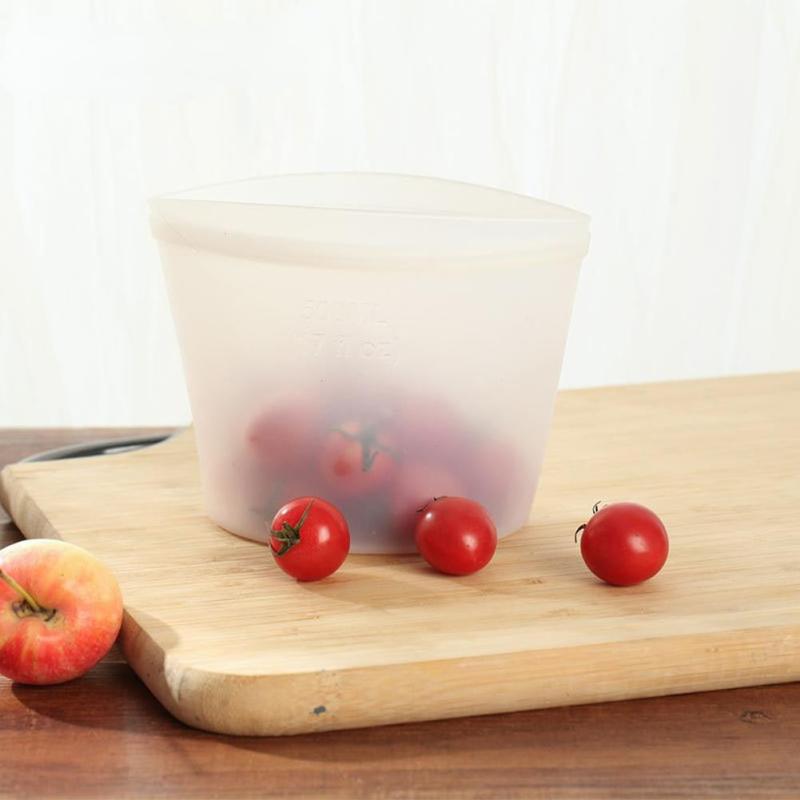 Leakproof Silicone Food Storage Bag Reusable Fresh-keeping Organizer