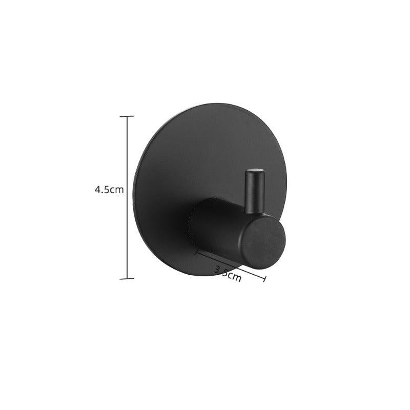 2pcs Stainless Steel Self Adhesive Hooks Organizer