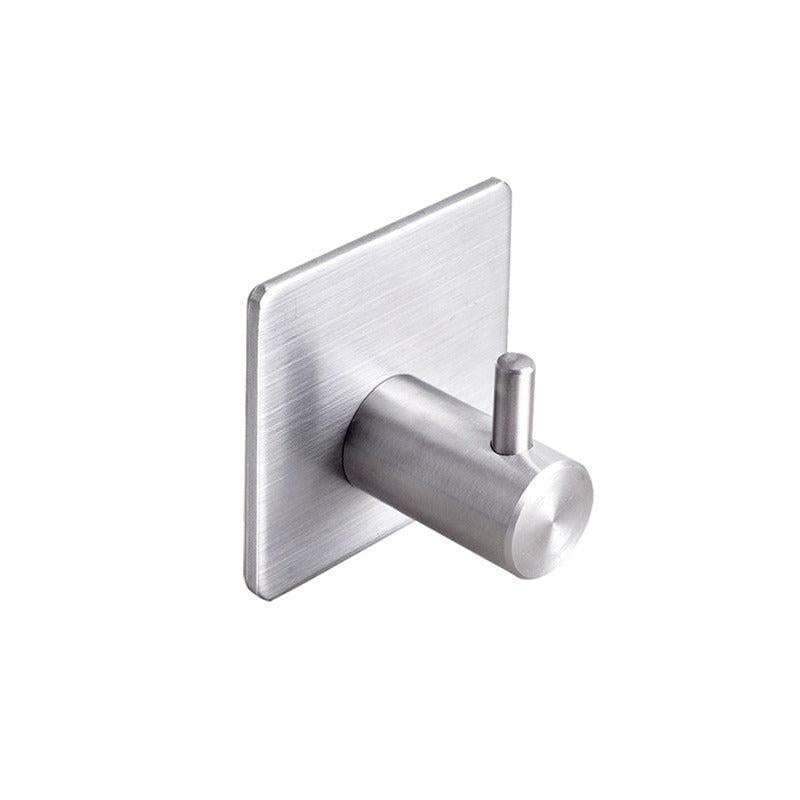 2pcs Stainless Steel Self Adhesive Hooks Organizer