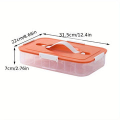 1pc Leak Proof Egg Storage Box Hand Wash, Multipurpose Reusable Egg Container