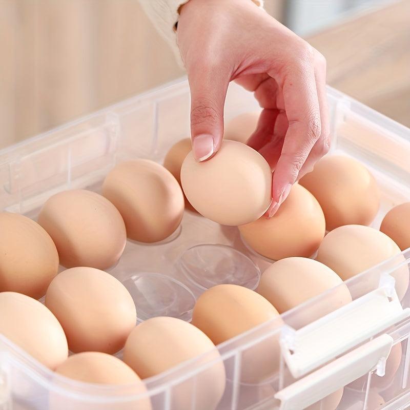 1pc Leak Proof Egg Storage Box Hand Wash, Multipurpose Reusable Egg Container