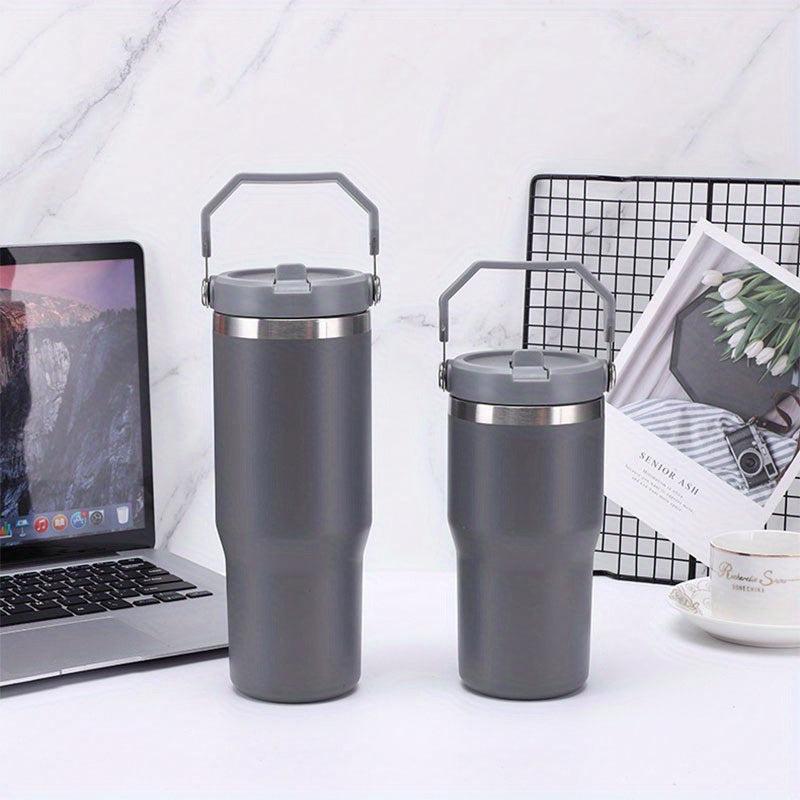 30oz Insulated Cup Non 304 Stainless Steel Lid Handle Car Cup Ice Tyrant Cup