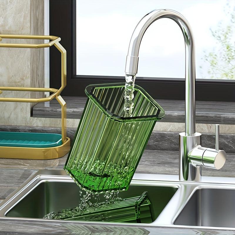 Chopstick Drain Tube Storage Holder Stainless Steel Cutlery Holder