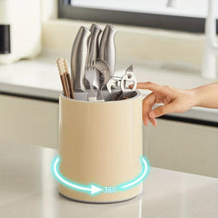 Multifunctional Rotatable Holder for Kitchen Utensils