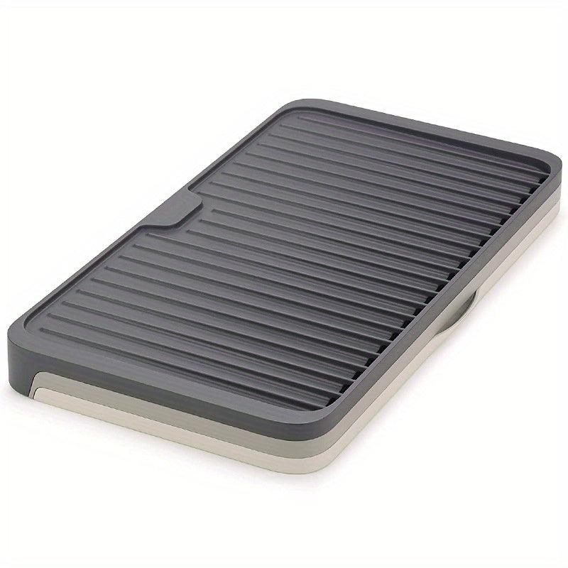 1pc Folding Kitchen Shelf Removable Expandable Adjustable Drainage Mat