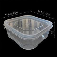 6pcs 350ml Fresh Keeping Box Refrigerator Crisper Set