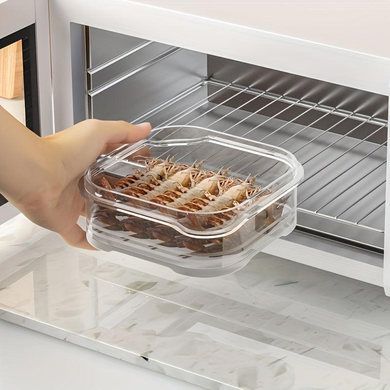 6pcs 350ml Fresh Keeping Box Refrigerator Crisper Set