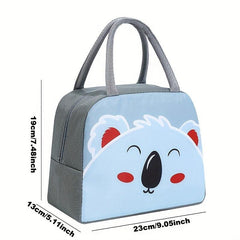 Cartoon Insulated Lunch Bag Aluminum Foil Lunch Box Leakproof Freezable