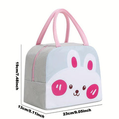 Cartoon Insulated Lunch Bag Aluminum Foil Lunch Box Leakproof Freezable