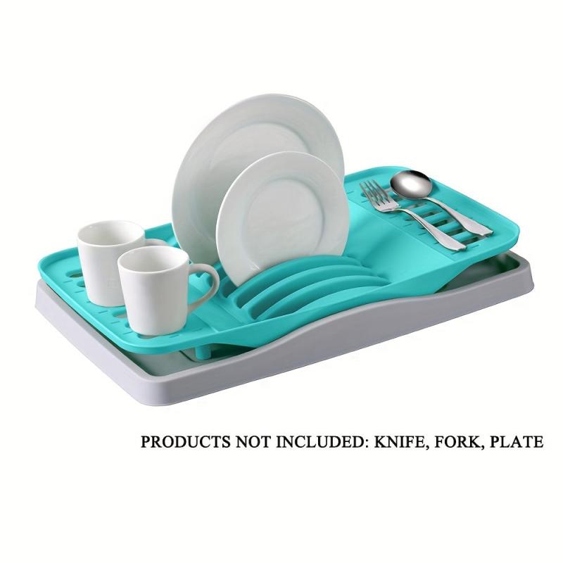 Creative Plastic Cutlery Plate Bowl Storage Rack Dish Holder Kitchen Accessories