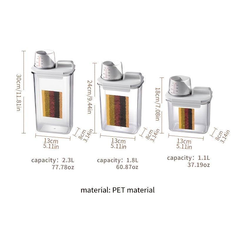 Large Transparent Plastic Food Storage Box with Lid