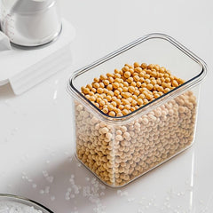 Large Transparent Plastic Food Storage Box with Lid