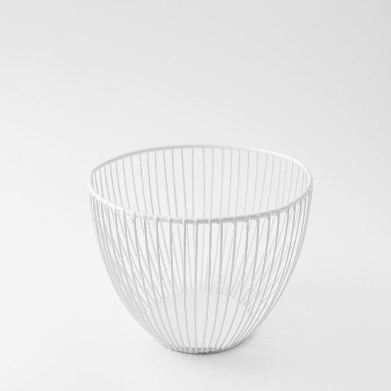 Nordic Style Wrought Iron Fruit Plate Storage Basket