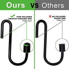8pcs Heavy Duty S Hooks Kitchen Utensils Pots Tableware Towels