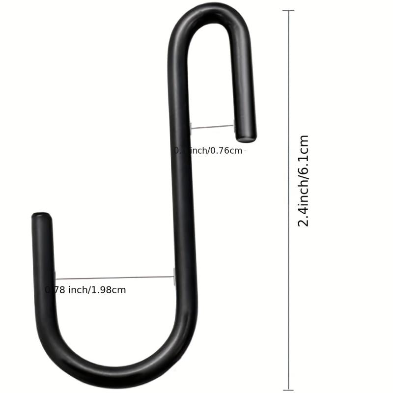 8pcs Heavy Duty S Hooks Kitchen Utensils Pots Tableware Towels