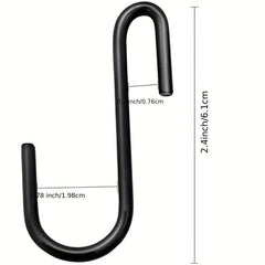 8pcs Heavy Duty S Hooks Kitchen Utensils Pots Tableware Towels
