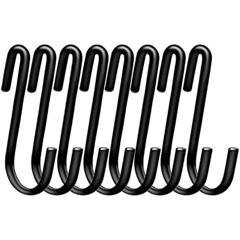8pcs Heavy Duty S Hooks Kitchen Utensils Pots Tableware Towels