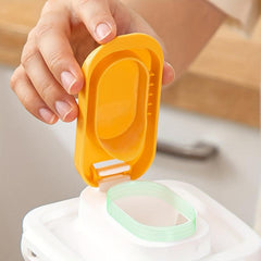 Plastic Square Storage Bottle With Lid - Kitchen Pantry Organization