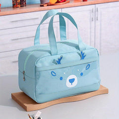 Insulated Lunch Bag Reusable Oxford Cloth Leakproof Freezable Cooler