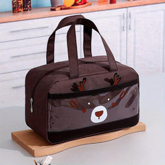 Insulated Lunch Bag Reusable Oxford Cloth Leakproof Freezable Cooler