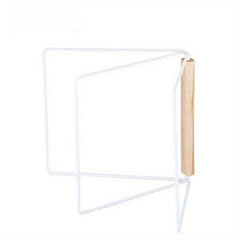 Foldable Iron Cloth Rack Kitchen Bathroom Organizer
