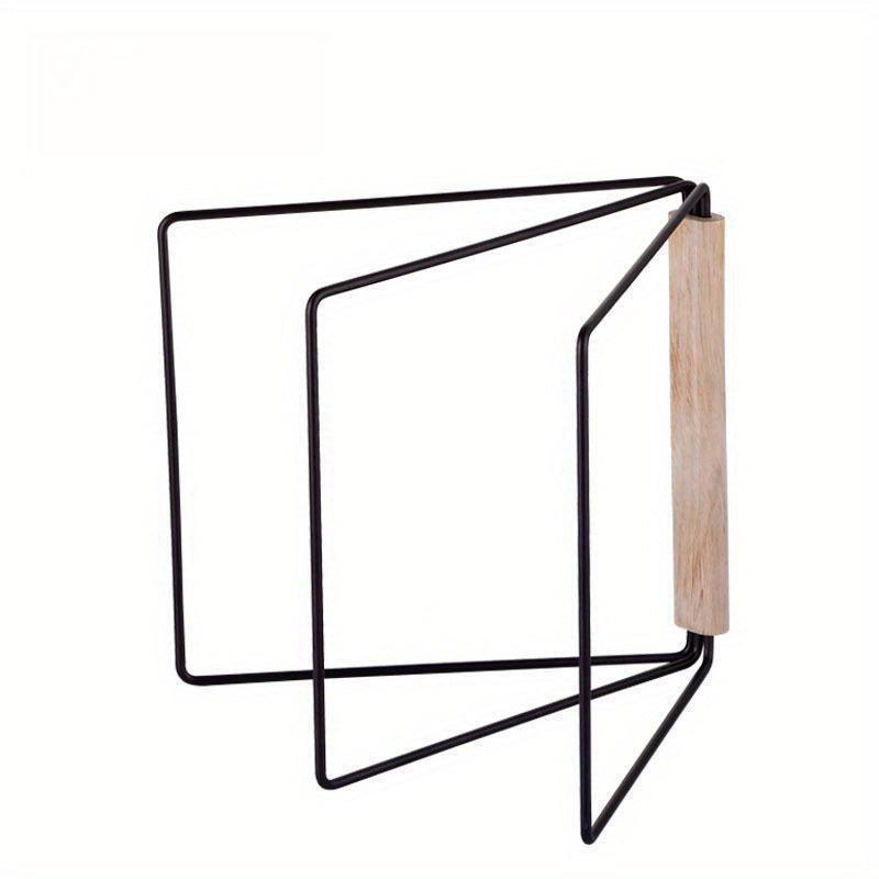 Foldable Iron Cloth Rack Kitchen Bathroom Organizer