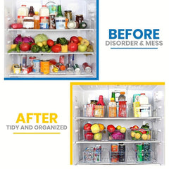 Highly Transparent Refrigerator Storage Box Beverage Fruit Vegetable Crisper Egg