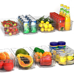 Highly Transparent Refrigerator Storage Box Beverage Fruit Vegetable Crisper Egg