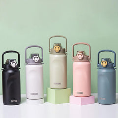 1000ml Flying Sports Vacuum Water Bottle Insulation Cup Stainless Steel
