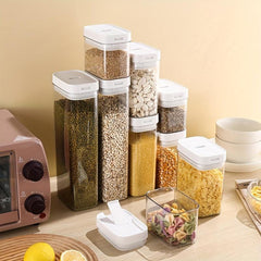Airtight Food Storage Containers Clear Moisture-proof Sealed Fresh-keeping Box